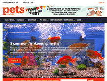 Tablet Screenshot of petsmagazine.com.sg